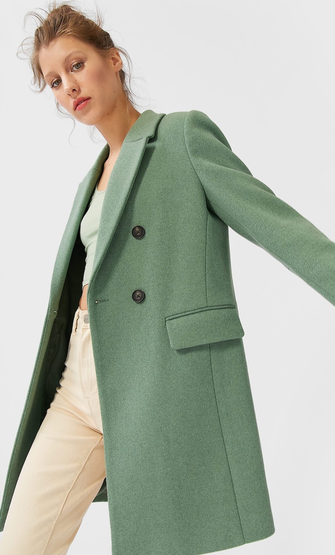 Пальто Stradivarius