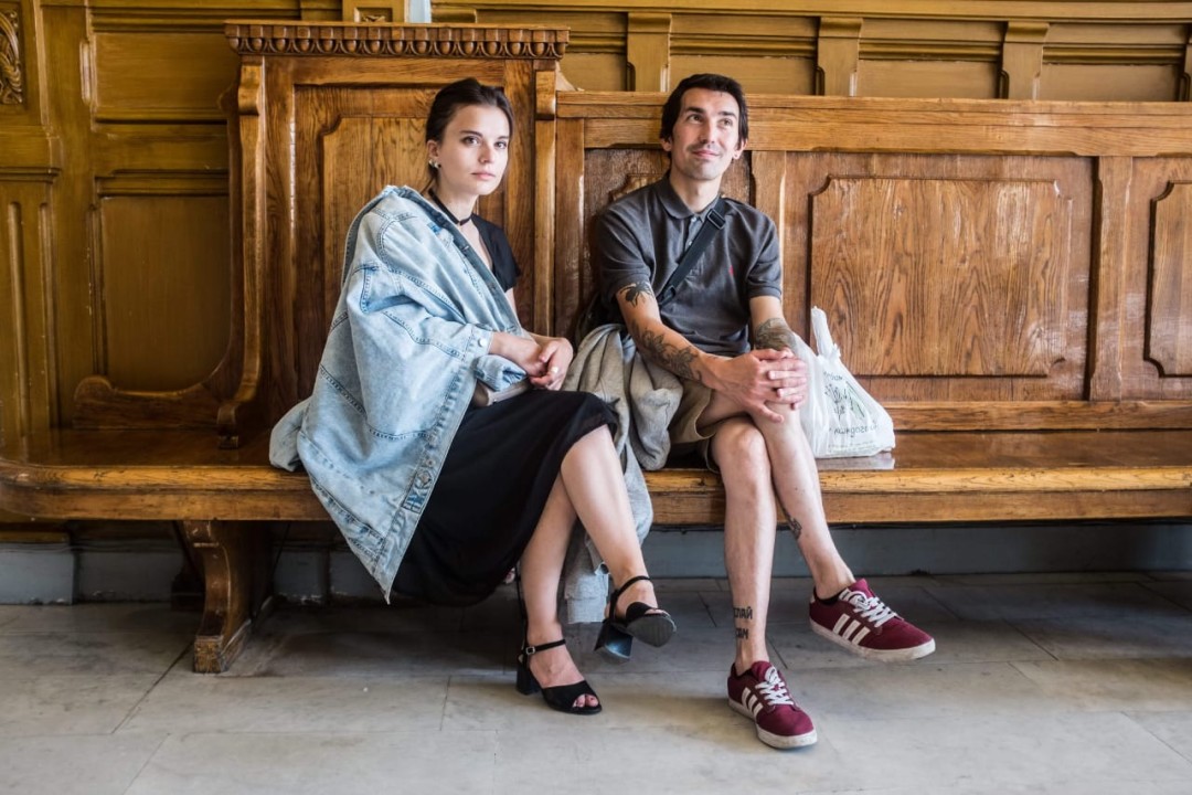 Анастасия Романова и Вячеслав Бурдуковский Fake Cheesecake , Fika Vegan Bistro Food & Bakery