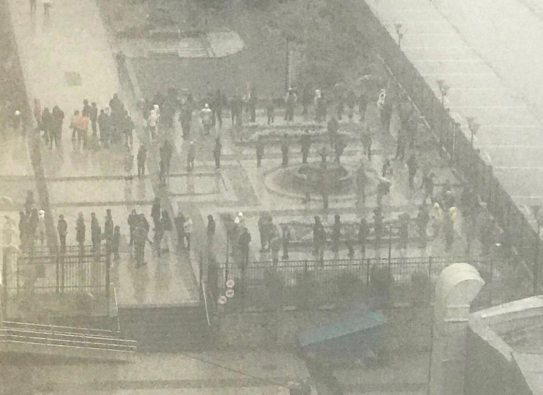 очередь в "Диагностический центр". Фото из инстаграм аккаунта Ивана Вильчинcкого