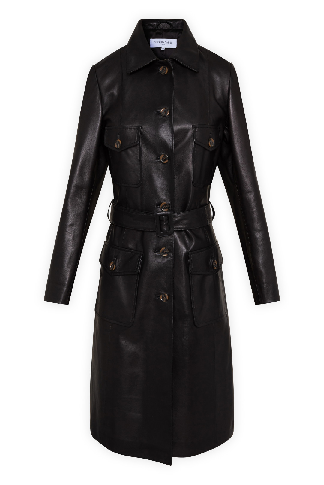 Кожаный тренч Gerard Darel, Большой пр., 57/1