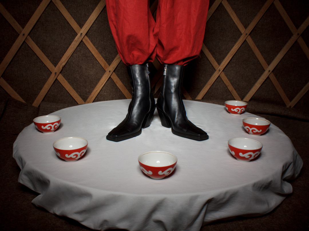 Брюки UMAY ETHNO, казаки SELECTED FEMME