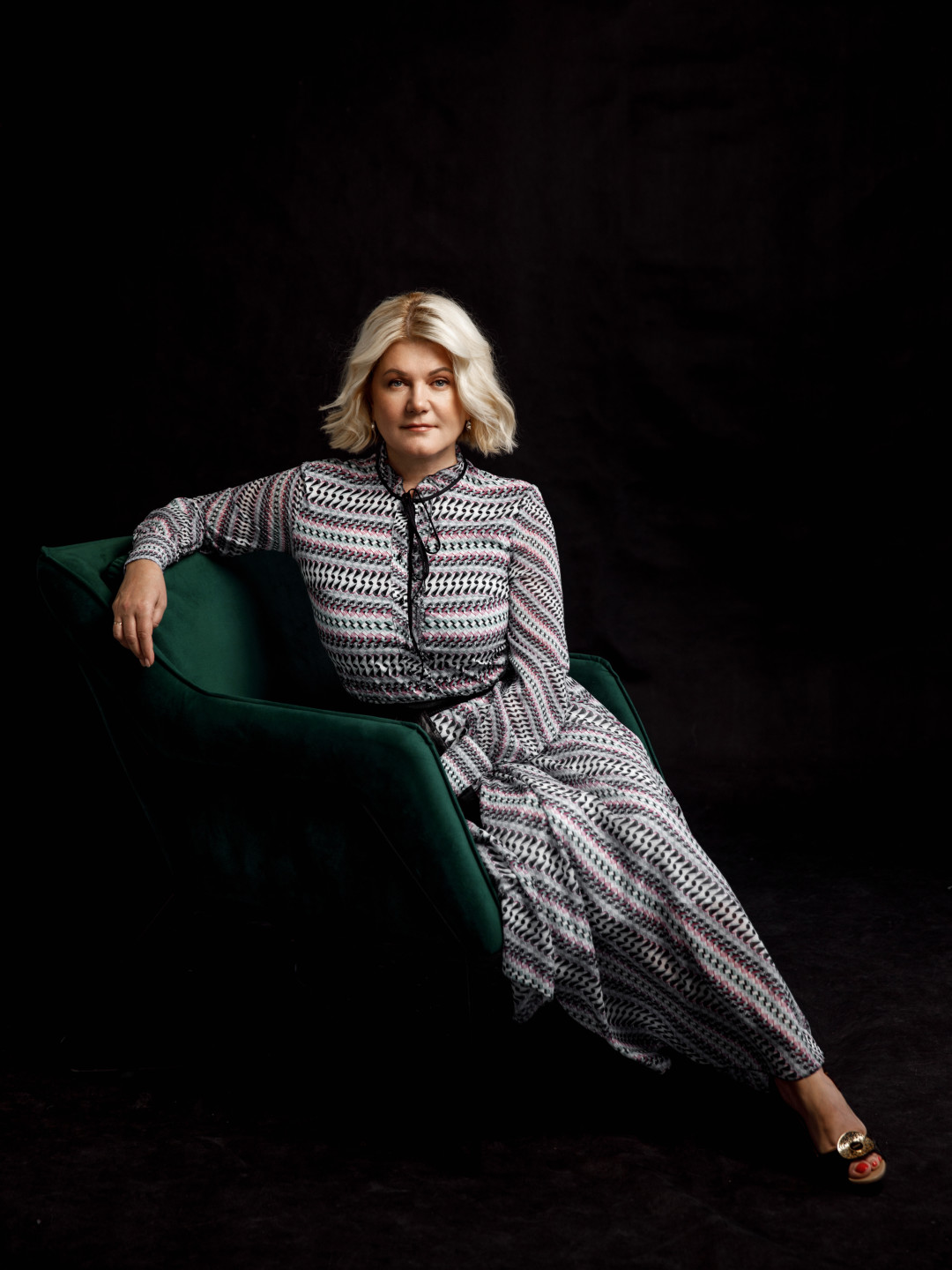 На Екатерине: платье и пояс Alexander Bogdanov (Alexander Bogdanov). Макияж и укладка: Екатерина Загидуллина. Фото: Анастасия Мозерова