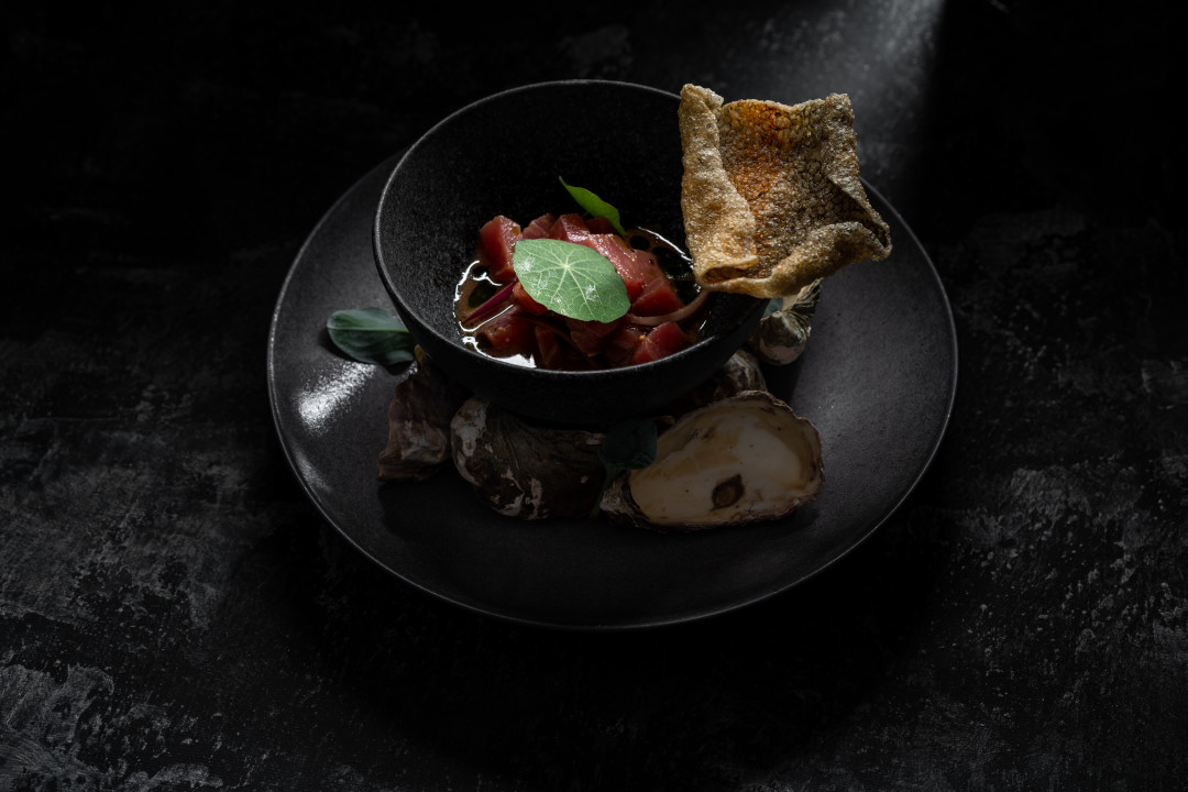 Севиче тунец / Понзу ягоды