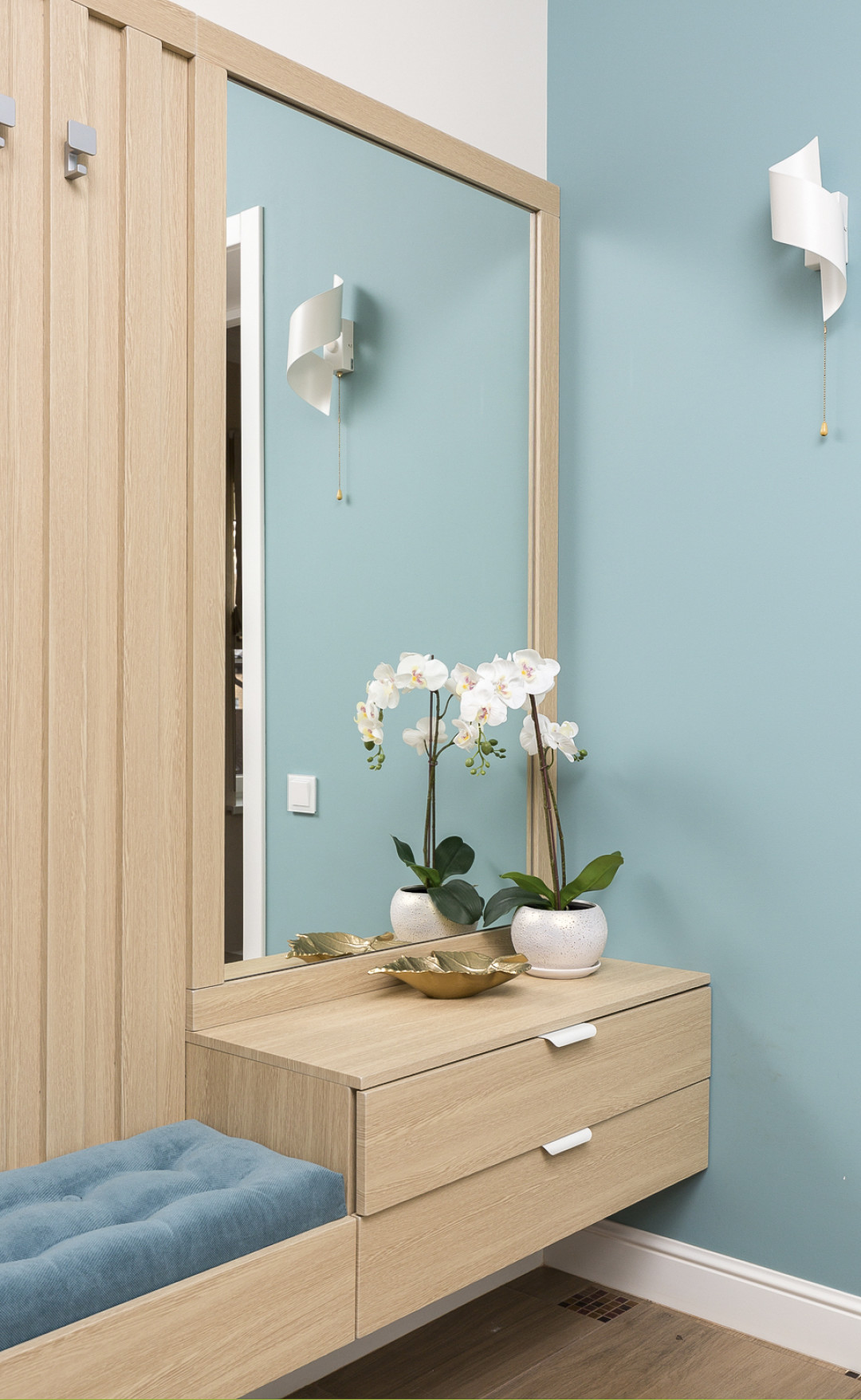 Большая часть корпусной мебели в доме выполнена на заказ