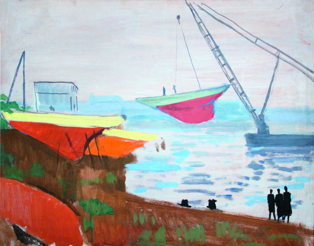 А.И. Русаков. Порт. 1930-е. Холст, масло. 66х52. Собрание семьи Ласкиных, Санкт-Петербург. Ранее_ собрание С.Б. Ласкина, Ленинград