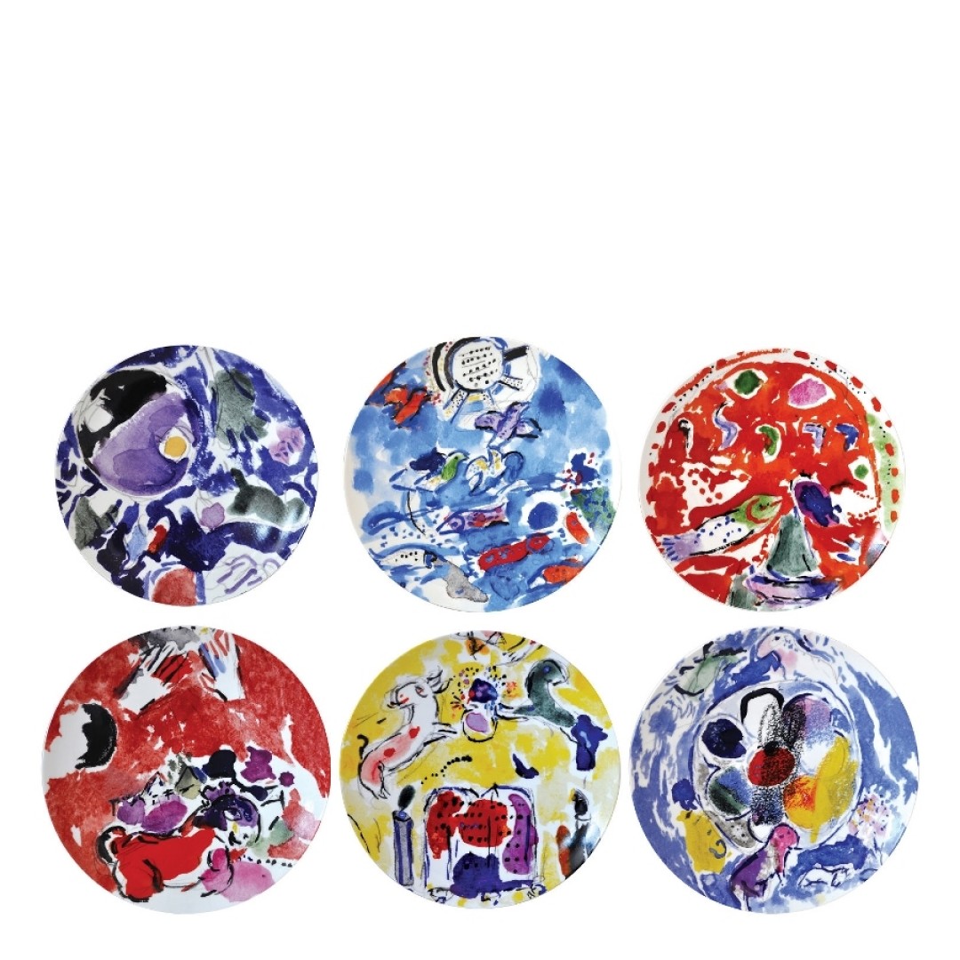 Набор тарелок Collection Marc Chagall Bernardaud, ДЛТ, ул. Большая Конюшенная, 21-23, 59 200 руб.