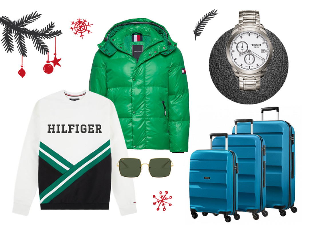 Куртка Tommy Hilfiger (старая цена – 30 990 руб., цена Outlet Village Пулково – 21 490 руб.); Джемпер Tommy Hilfiger (старая цена – 12 990 руб., цена