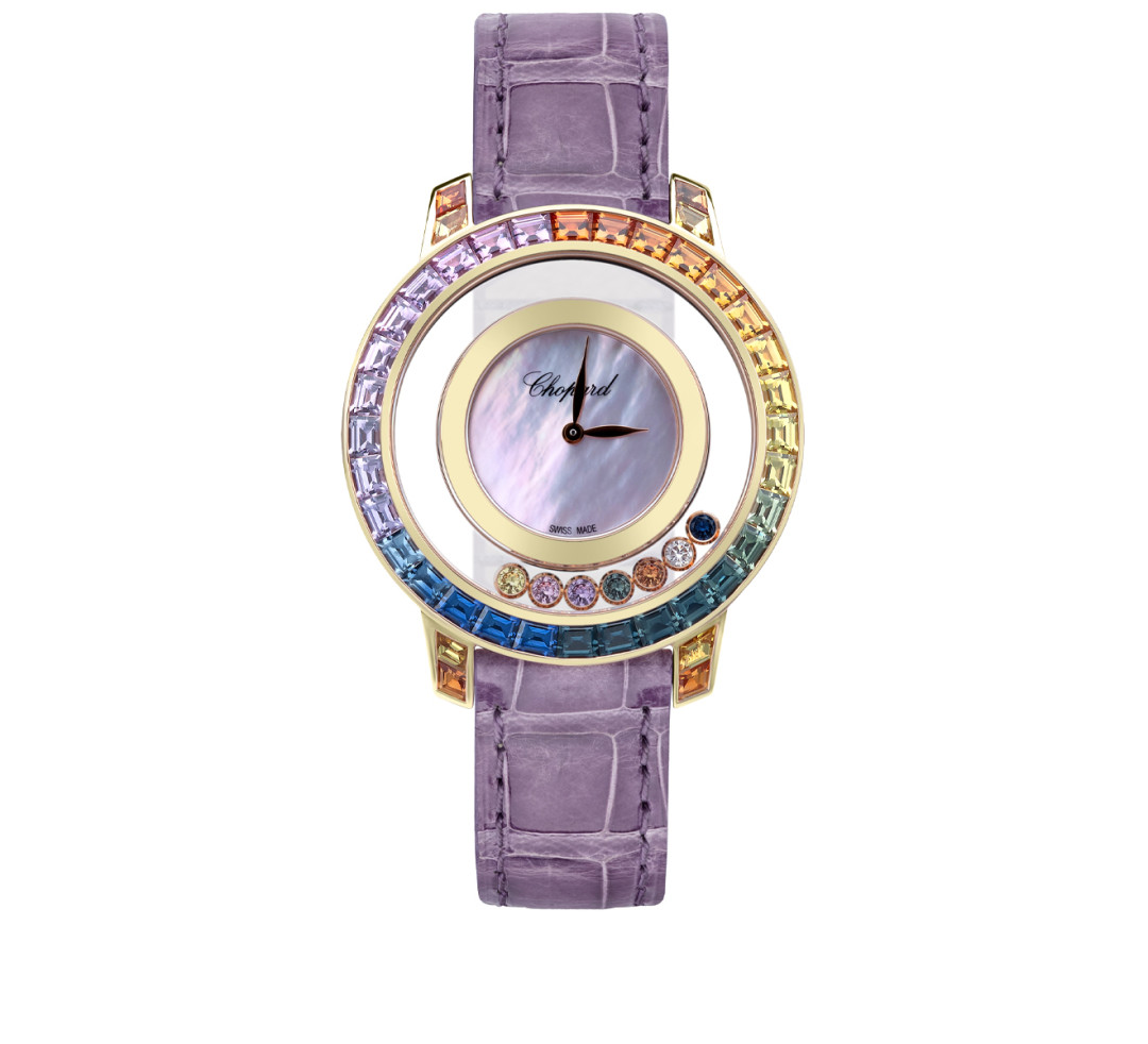 Часы Chopard Rose Gold Sapphire Rainbow, ДЛТ, ул. Большая Конюшенная, 21-23, 2 433 200 руб.