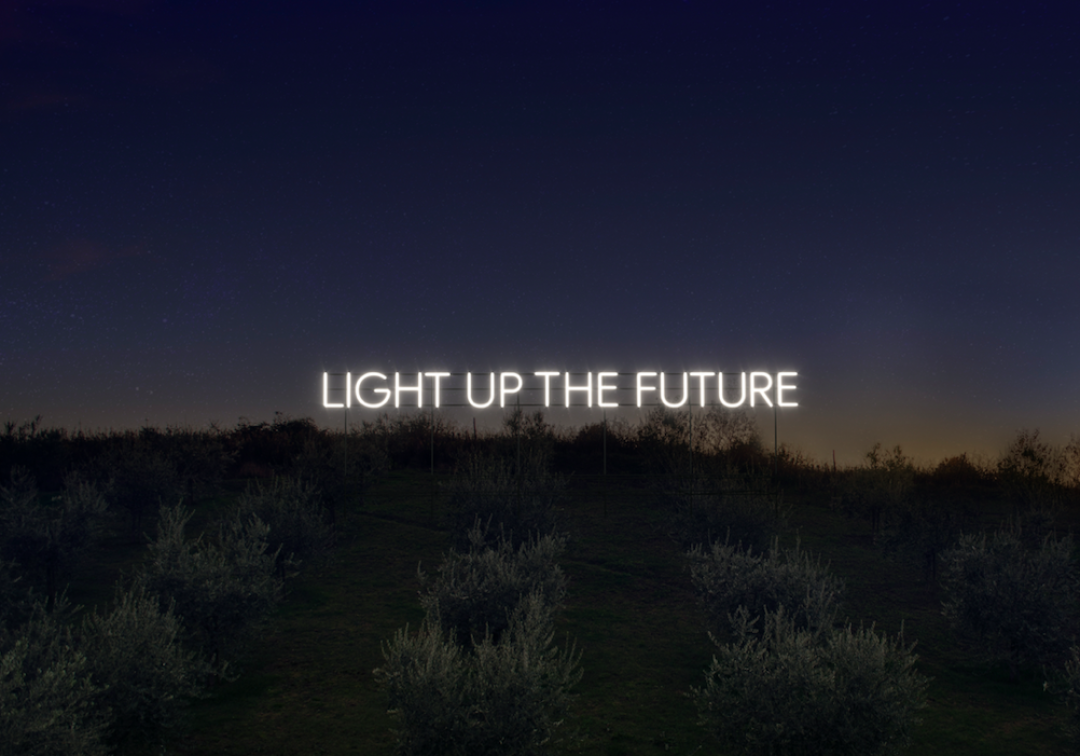 Световая арт-инсталляция Fabiana Filippi