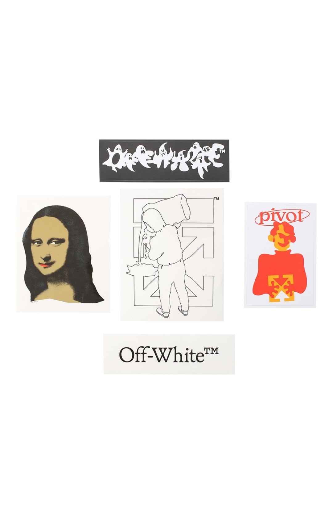 Набор наклеек Off-White, ДЛТ, ул. Большая Конюшенная, 21-23, 2 995 руб.