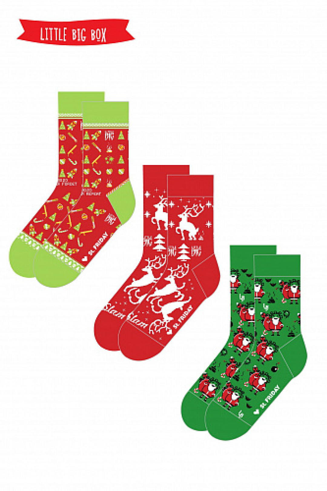 Набор носков из коллекции St.Friday Socks х Little Big, интернет-магазин, 1 190 руб.