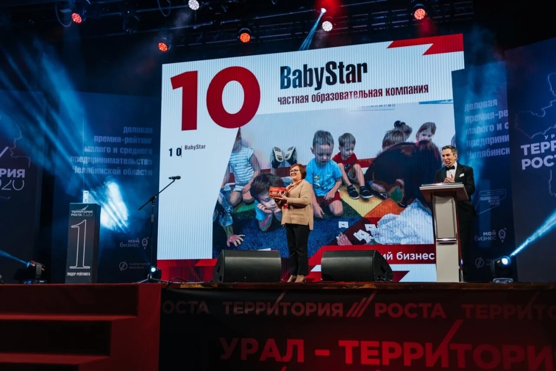 10 строчка рейтинга и лидер в категории "Образовательные услуги" - частный детский сад BabyStar и частная начальная билингвальная школа KidsUniverse.