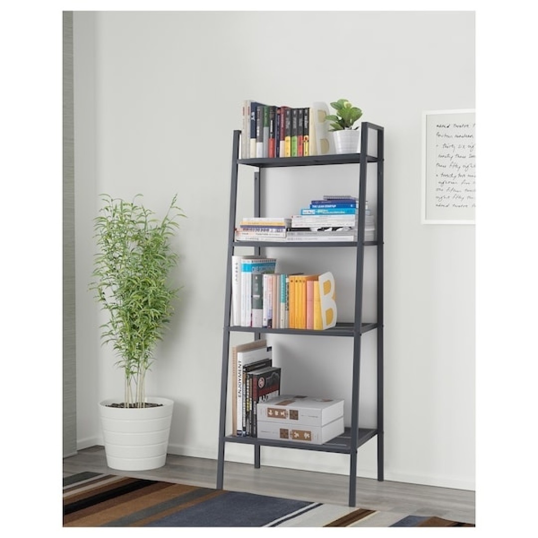 Ikea LERBERG Секция полок, темно-серый 60x148 см 1 699