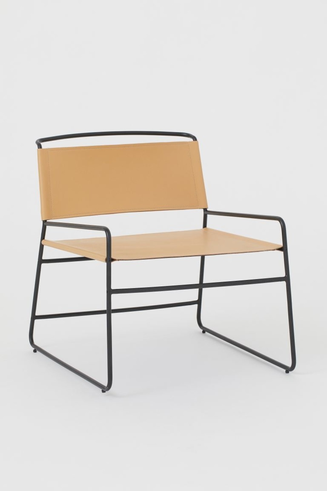 H&M home Металлический стул с кожаными элементами 18 999