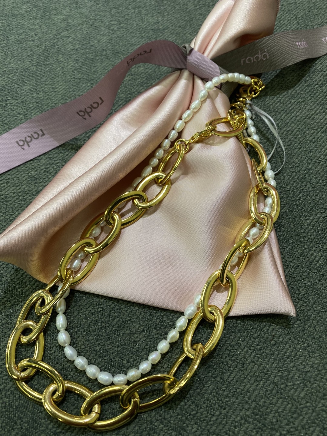 Колье из жемчуга, цепь Rada (Италия), бутик Vittoria @boutique_vittoria