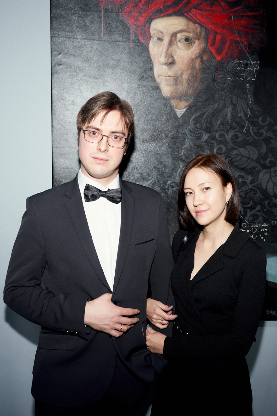Василий Попов (концертмейстер в Академии молодых певцов Мариинского театра) с супругой
