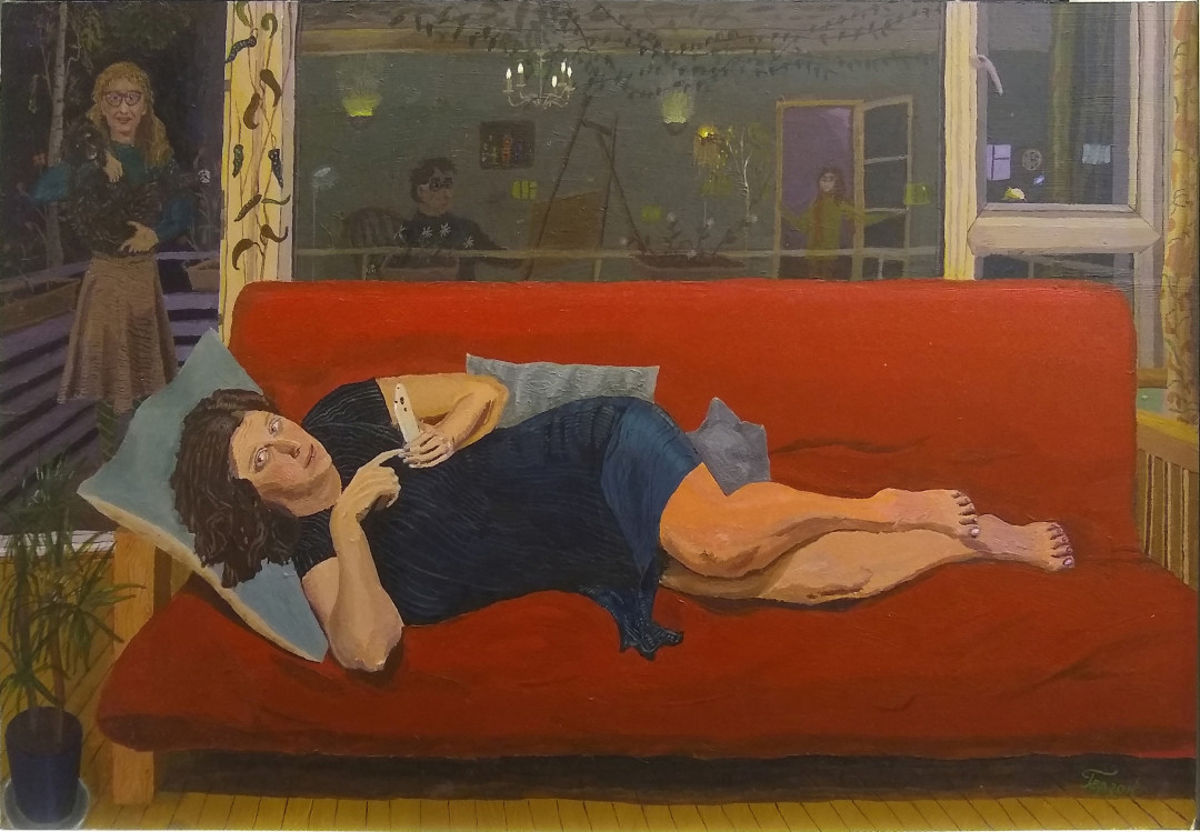 Работа Леонида Глузман, мужа Ирины