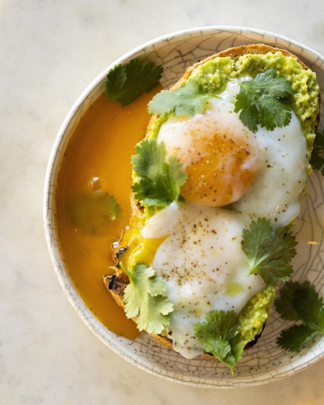 Гречишный тост с авокадо