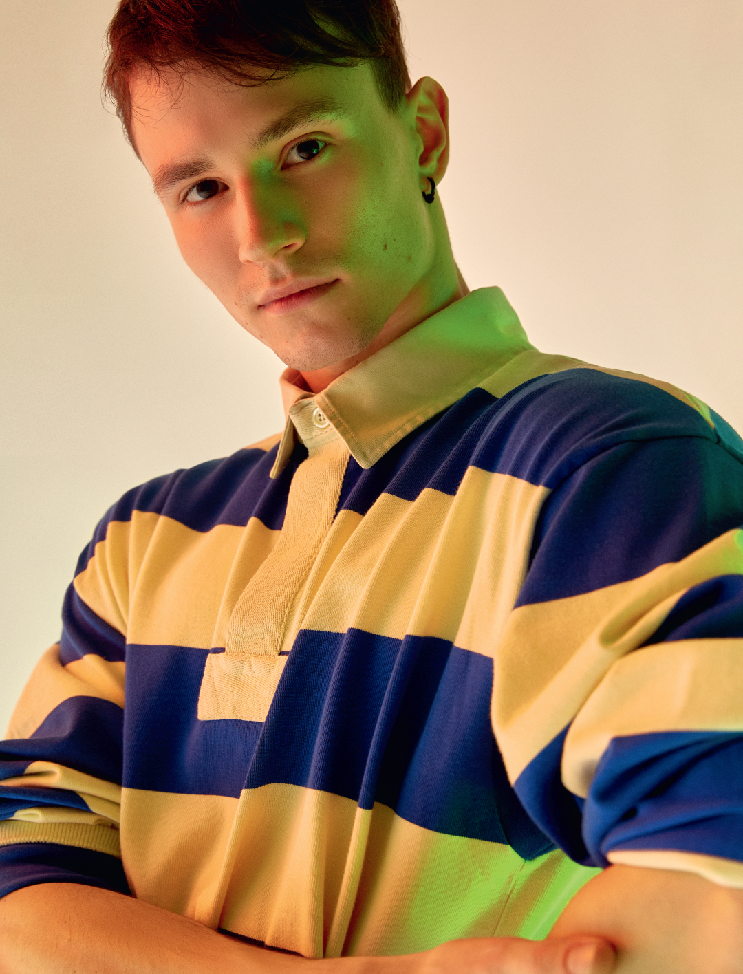 На Максиме: лонгслив и брюки Gucci (ДЛТ).