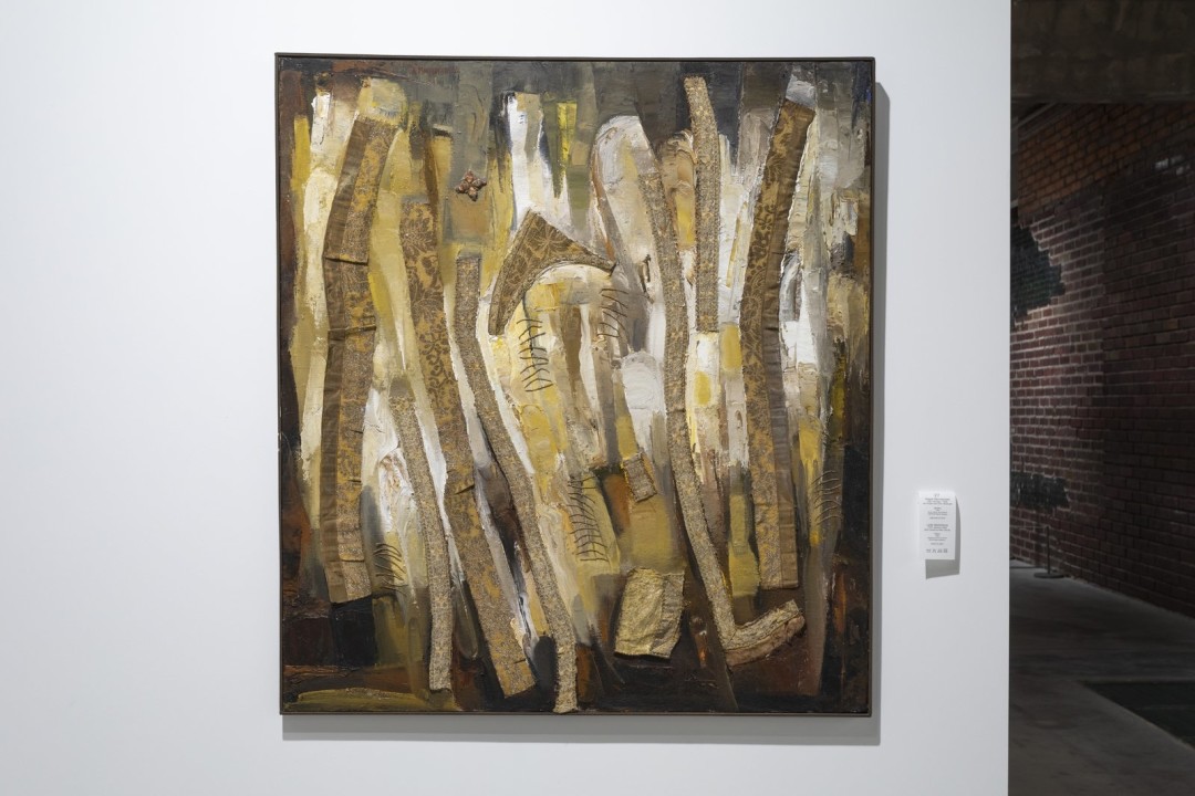 Лидия Мастеркова. Дворец. 1968 Холст, масло, аппликация. 110 × 98,5 см Собрание Марка Курцера, фото: Garage