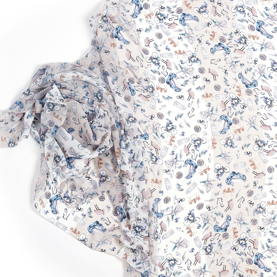 Платок «Первое свидание» Alexander Bogdanov, бутик Alexander Bogdanov, ТЦ «Галерея», 1 этаж, Сибирская ул., 37