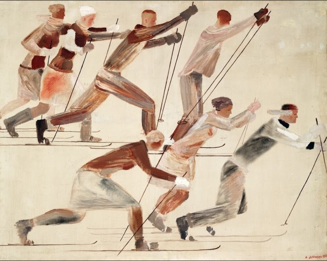 Александр Дейнека. Лыжники. 1931. ГТГ.