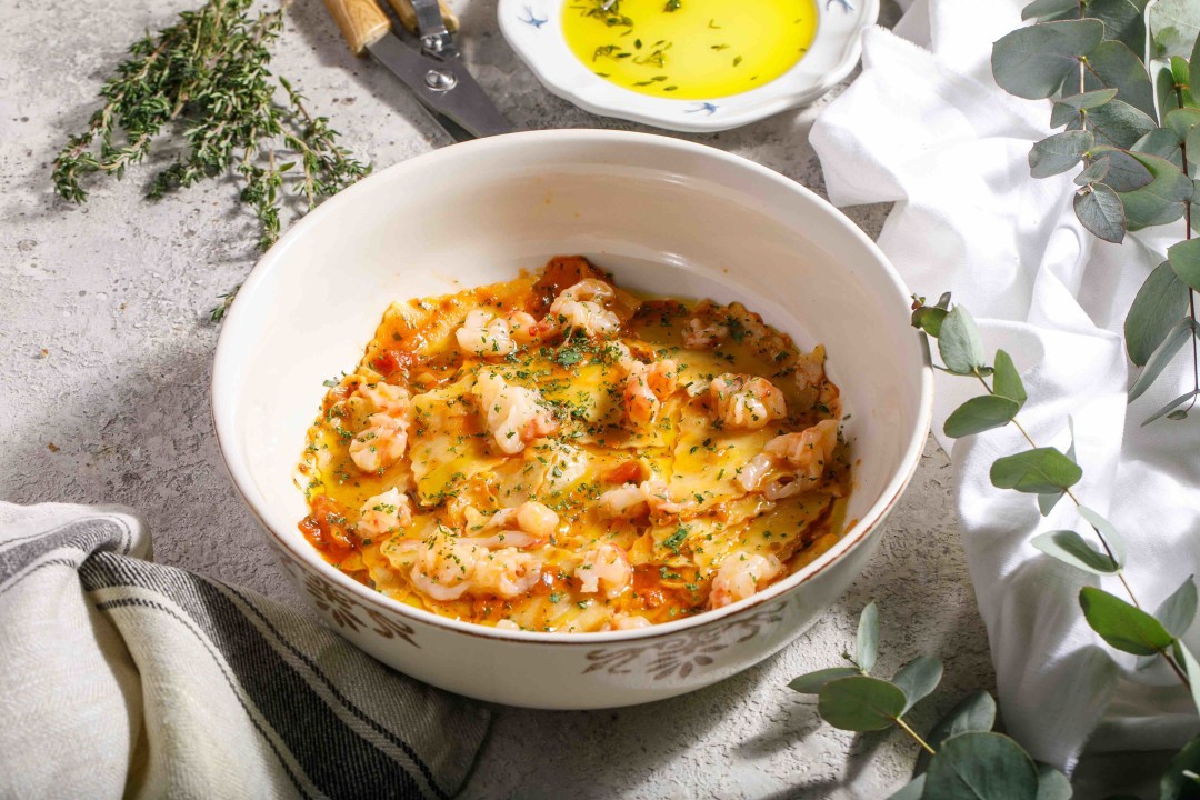 Мальтальяти с лангустинами