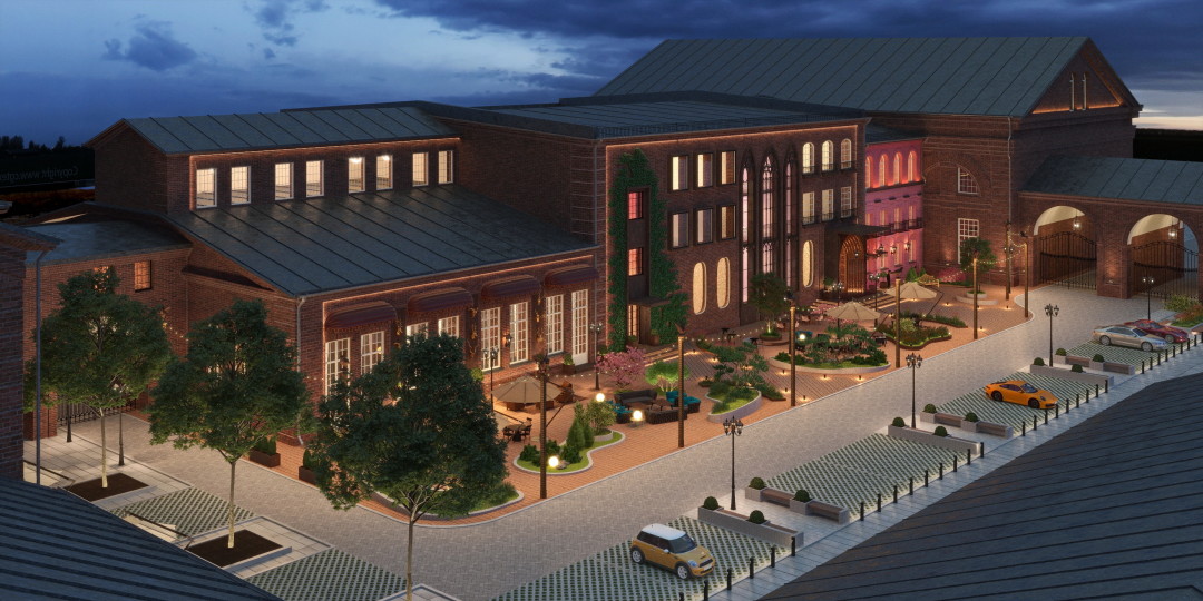 Визуализация двора