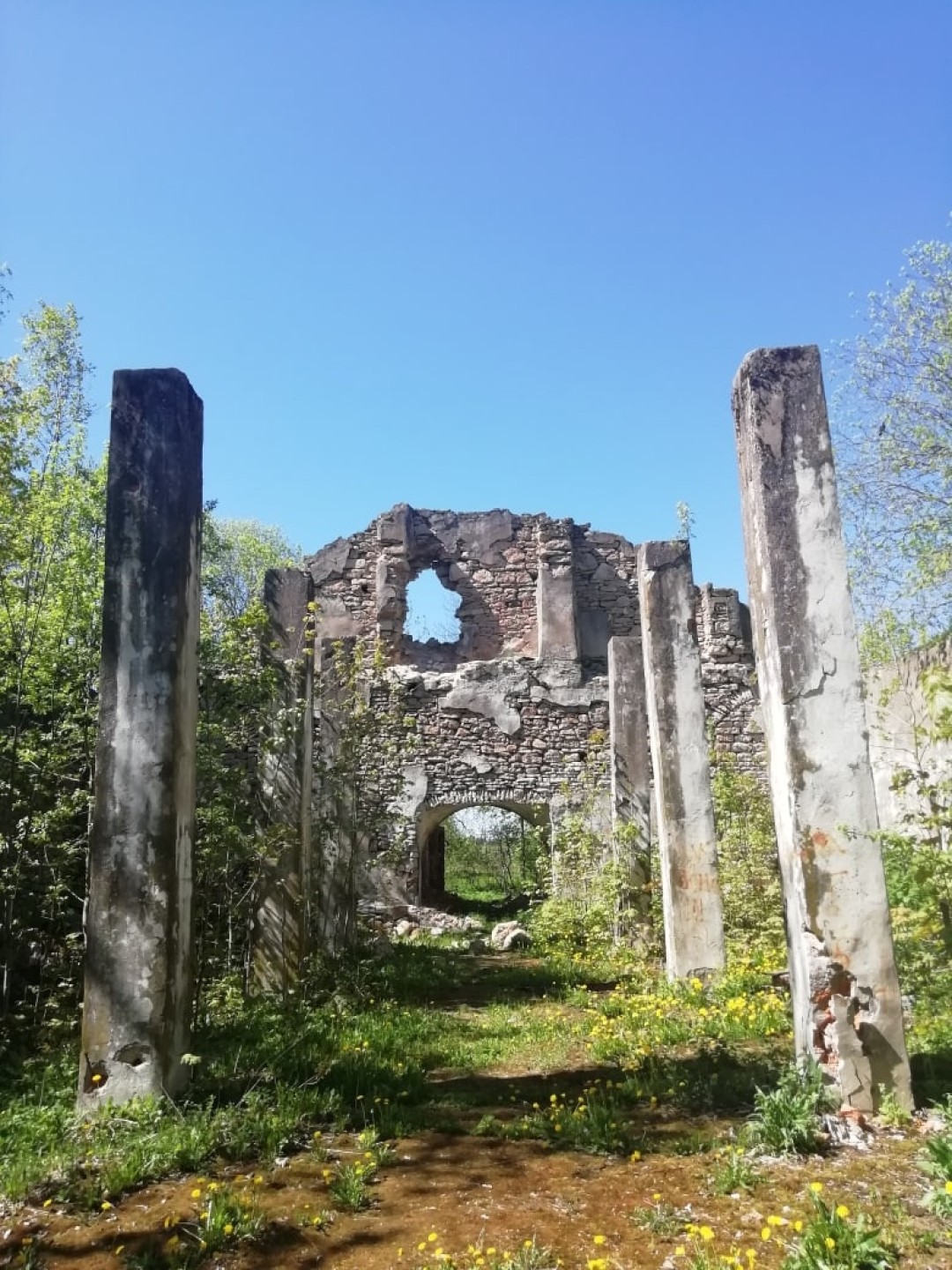 Руины кирхи XVII века