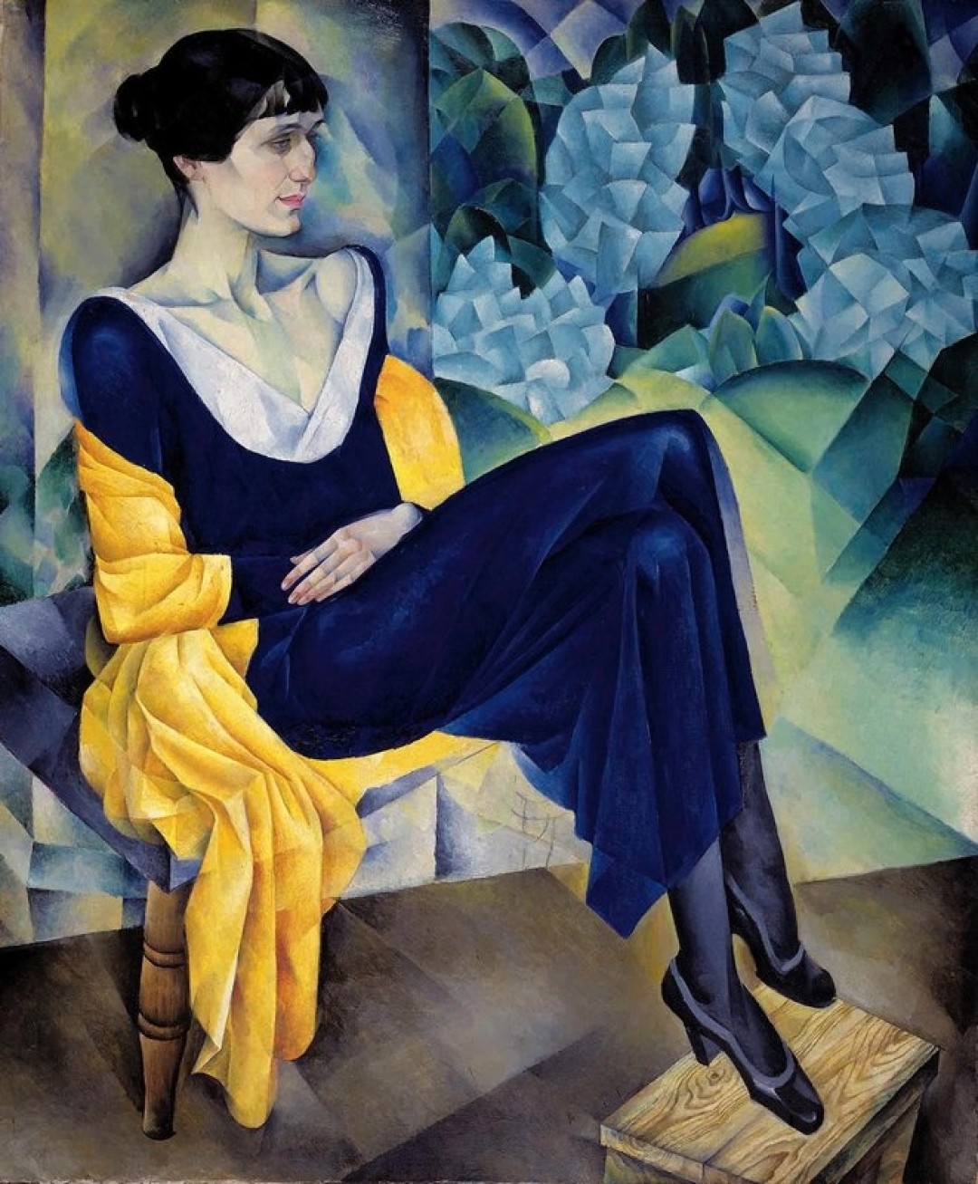 Н. Альтман. Портрет А. А. Ахматовой, 1914. Русский музей