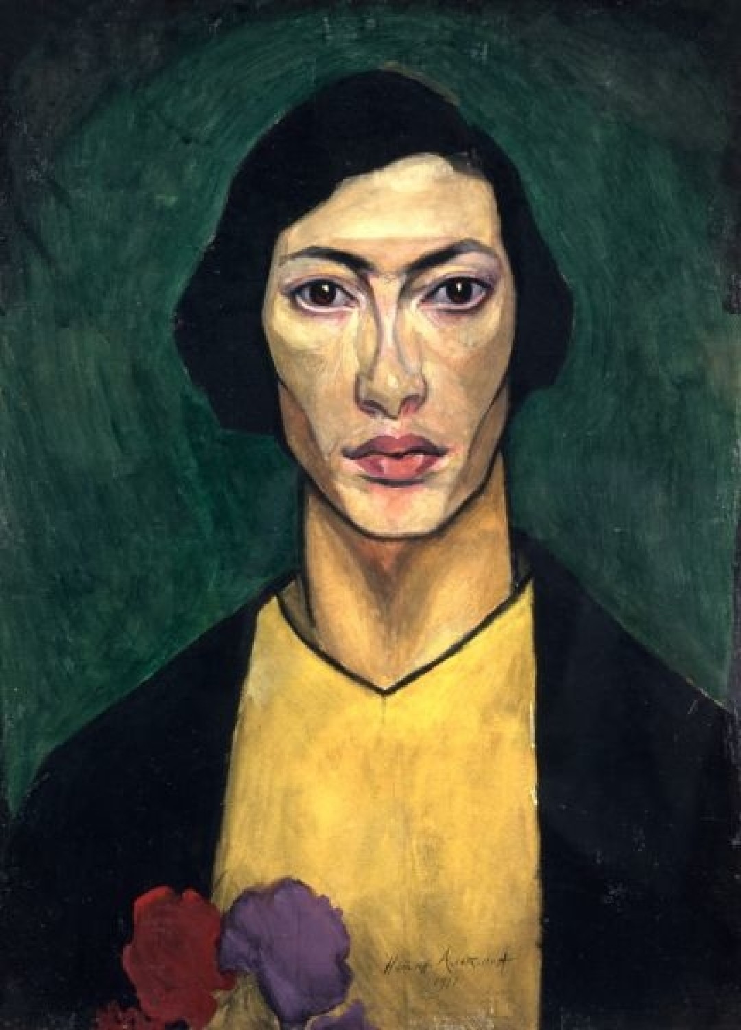 Альтман Натан Исаевич (автопортрет, 1911). Русский музей.