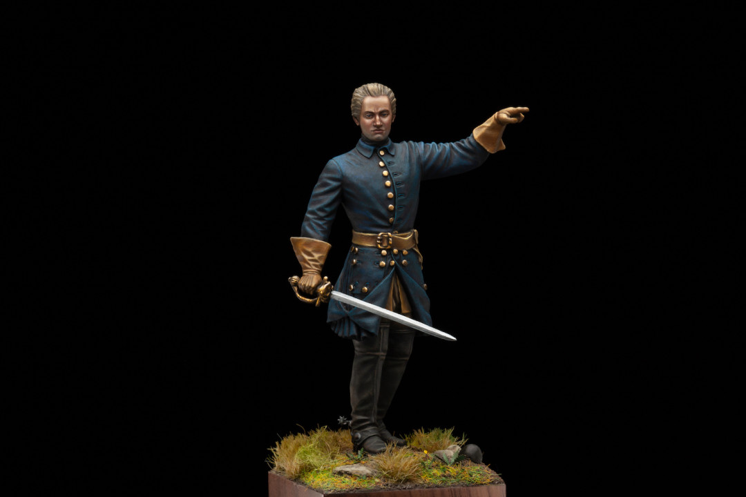 Карл XII, король Швеции (создание фигуры и роспись — студия Аттика)