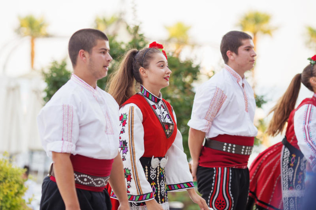 Болгария июль. Болгарское национальное Возрождение. Bulgarian people. Галисийцы фото.