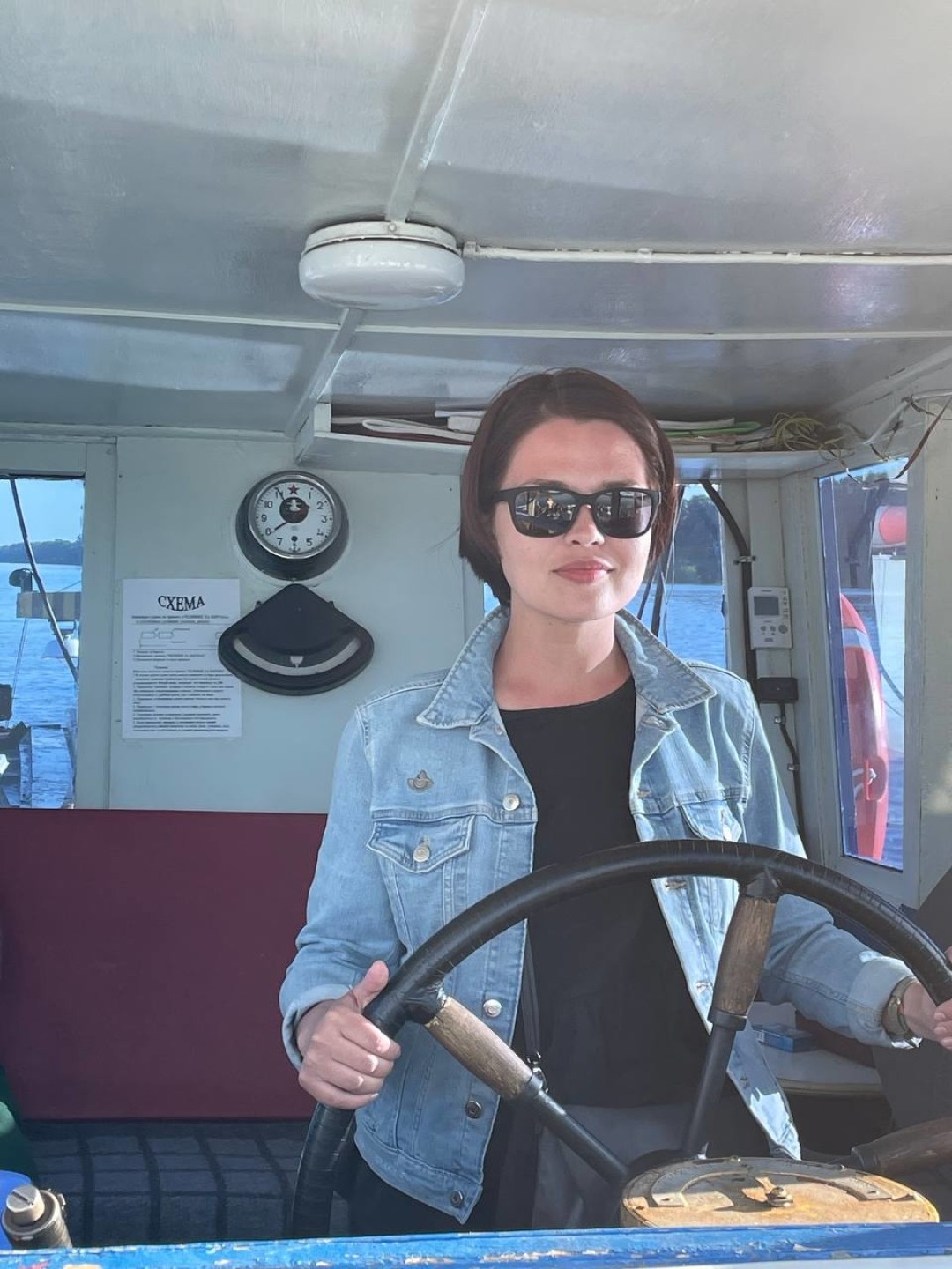 Впервые за штурвалом теплохода