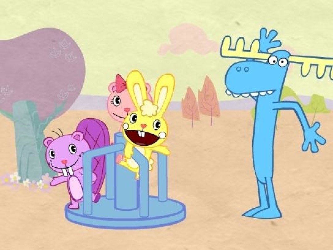 Happy Tree friends игра Карусель