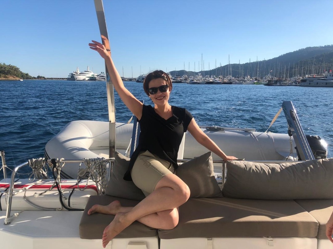 Выходим из порта Мармарис