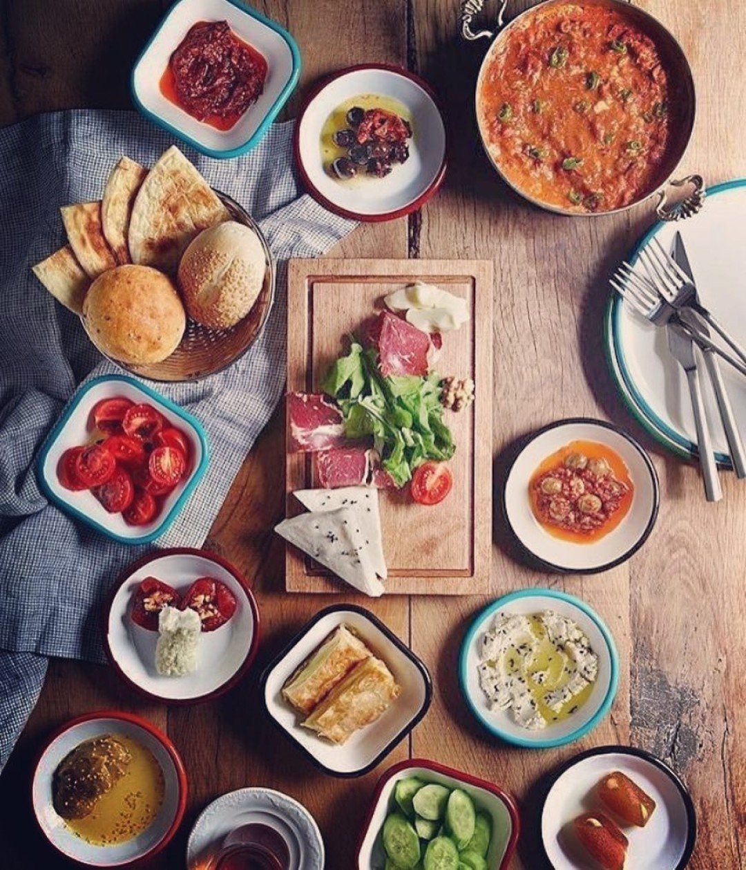 Классический турецкий завтрак