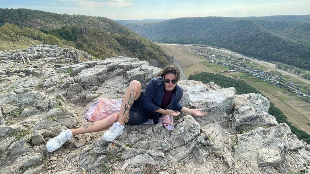 Радик Мусин в в Таш-Асты