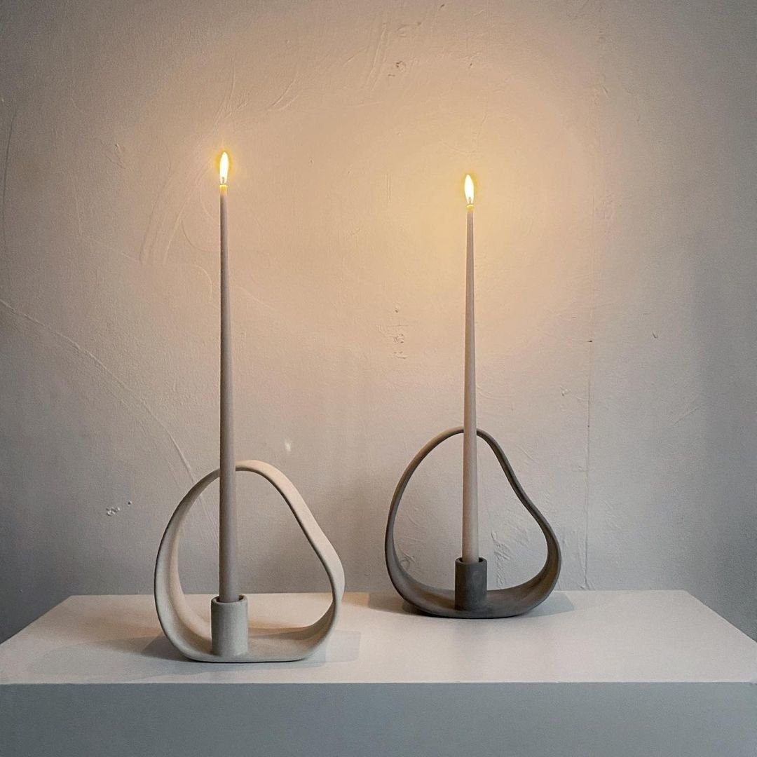 Подсвечники-ленты Nezhno Ceramics