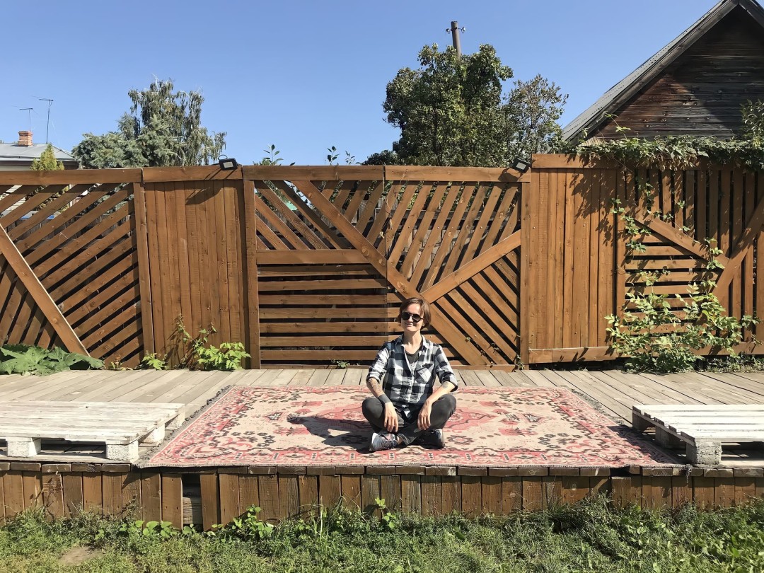 Ален Савельева в арт-резиденции «Мельница»