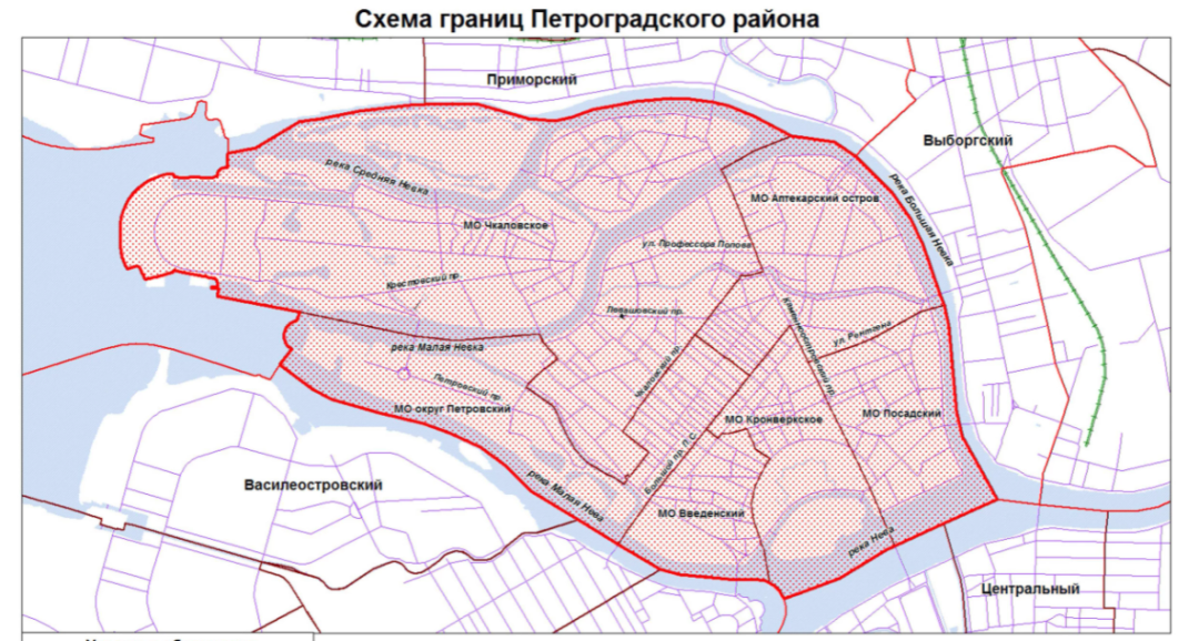 Районы санкт петербурга центр