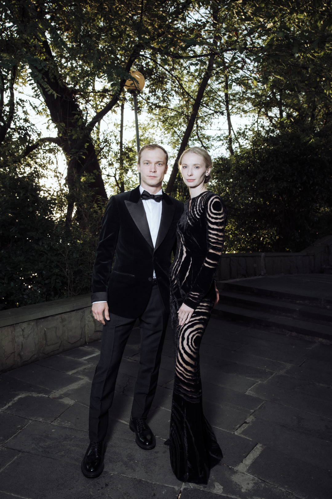 Юра Борисов с женой