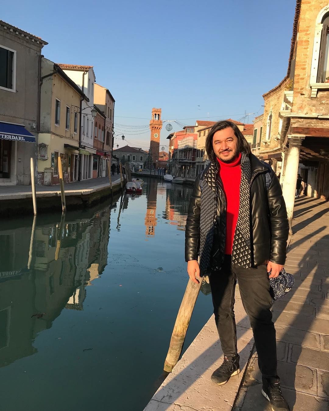 Фото со съемок на острове Мурано