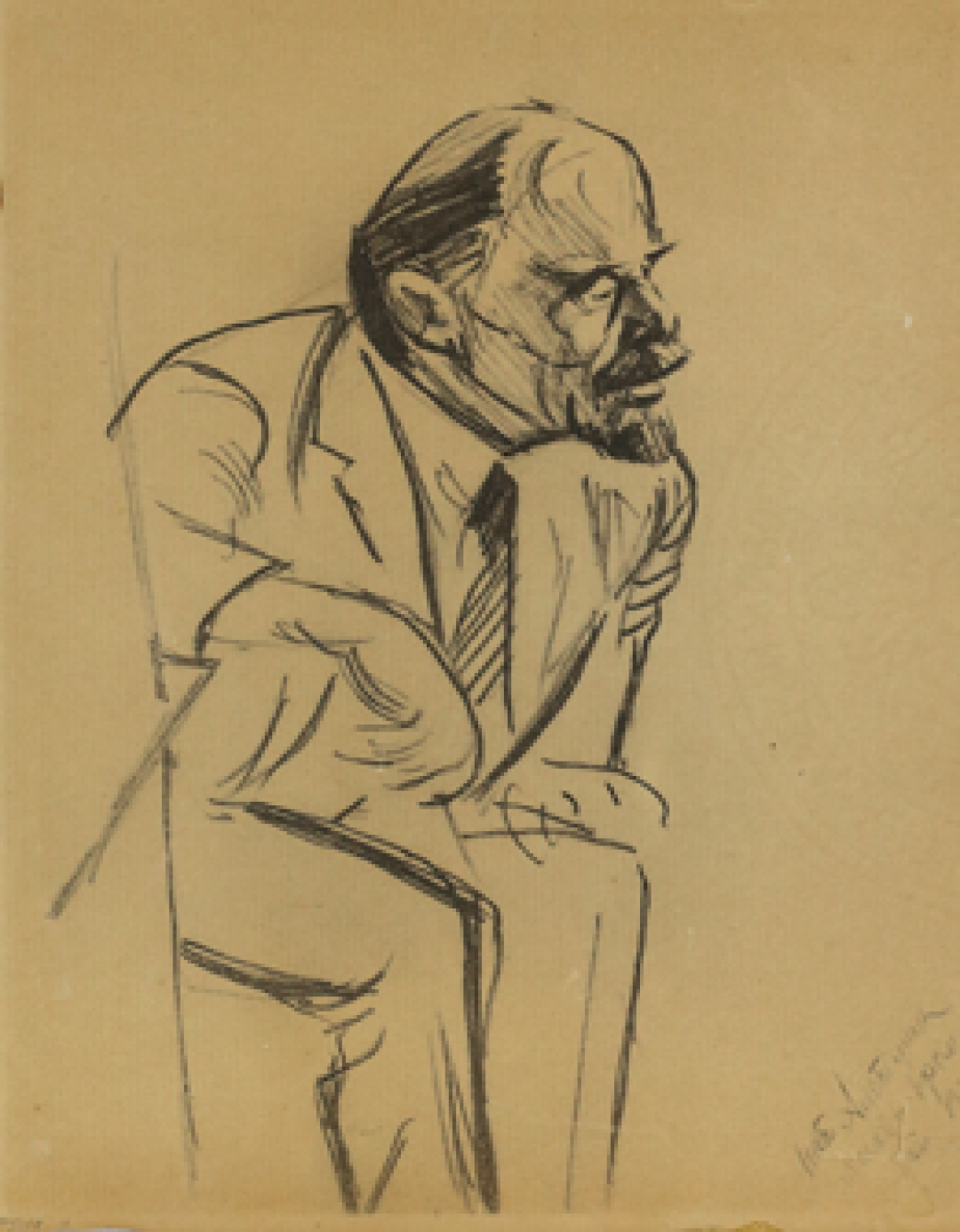 «Ленин». Рисунок. 1920-е