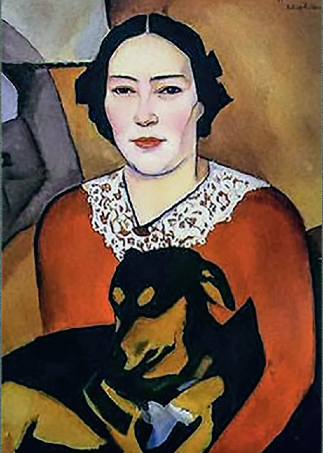 «Портрет Эсфири Шварцман». 1911. Государственный Русский музей