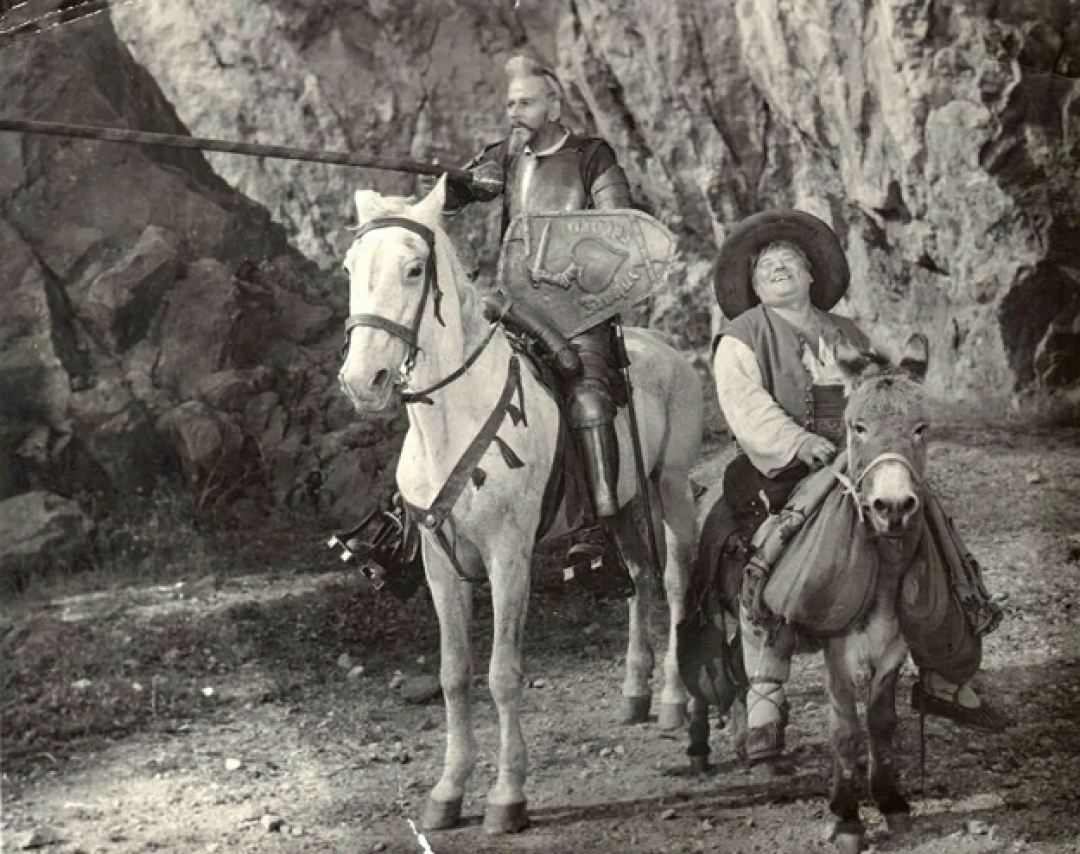 Кадр из кинофильма «Дон Кихот». Реж. Григорий Козинцев. 1957