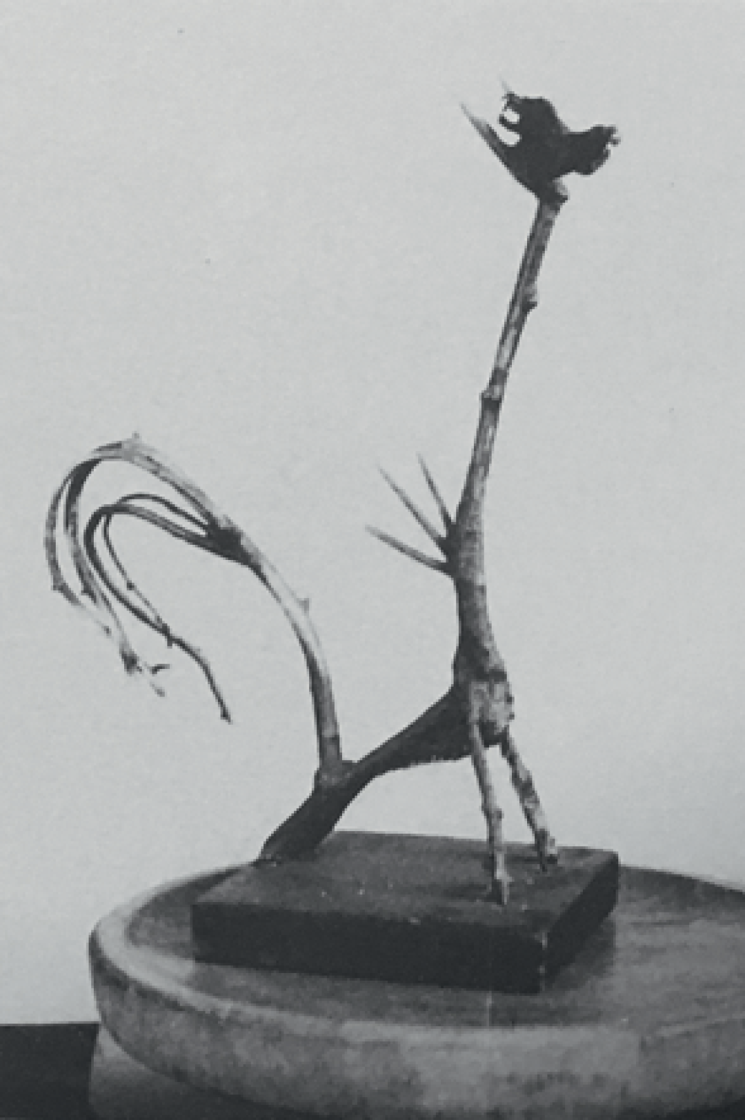 «Собака» (1967). Деревянная скульптура. Собрание семьи Малаховских