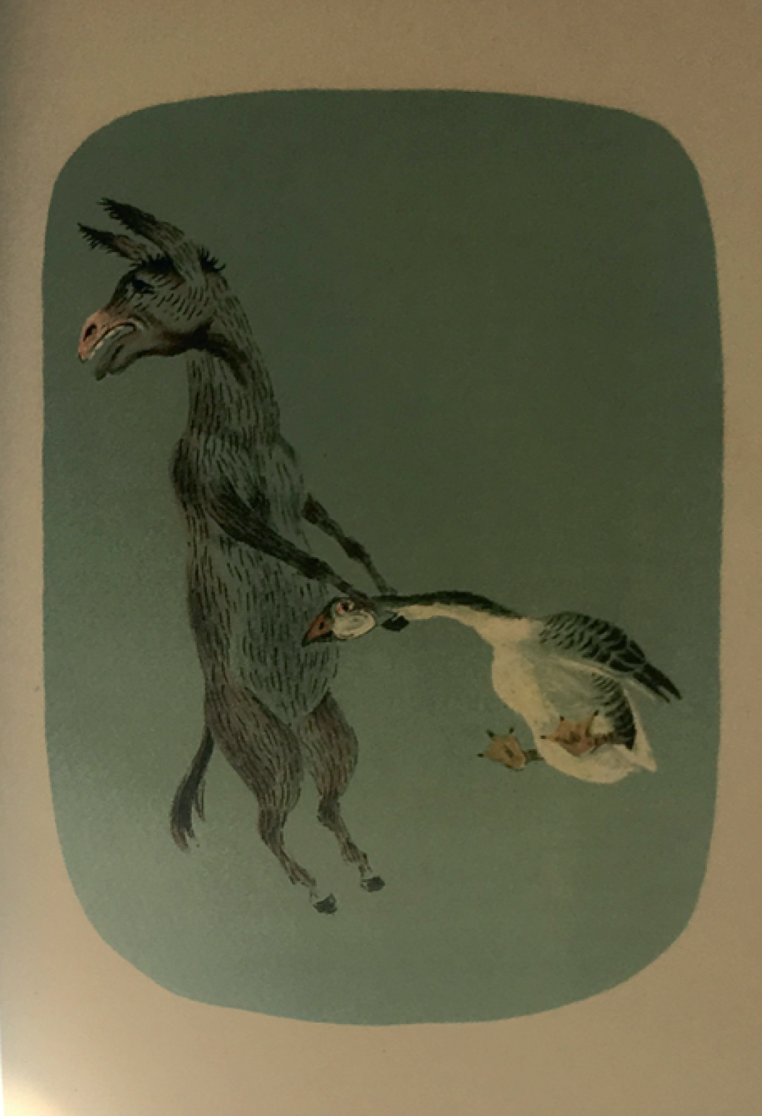 Иллюстрация к книге Марселя Эме «Злой гусак». 1935