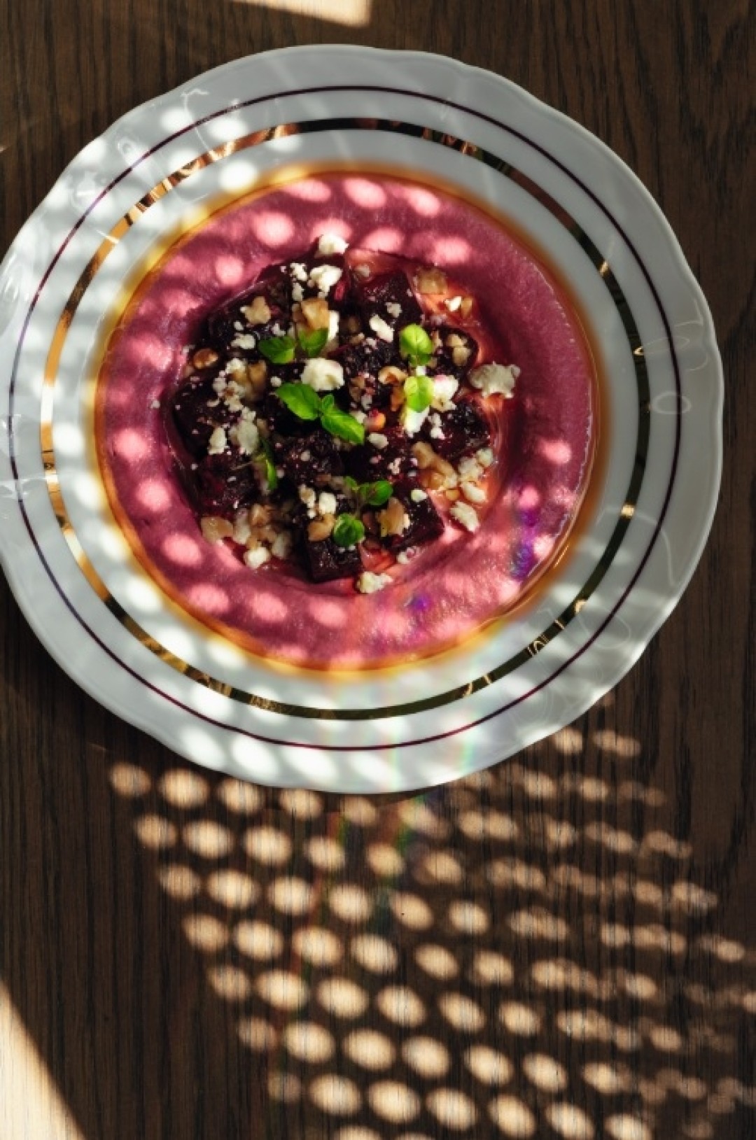 Свекольный хумус