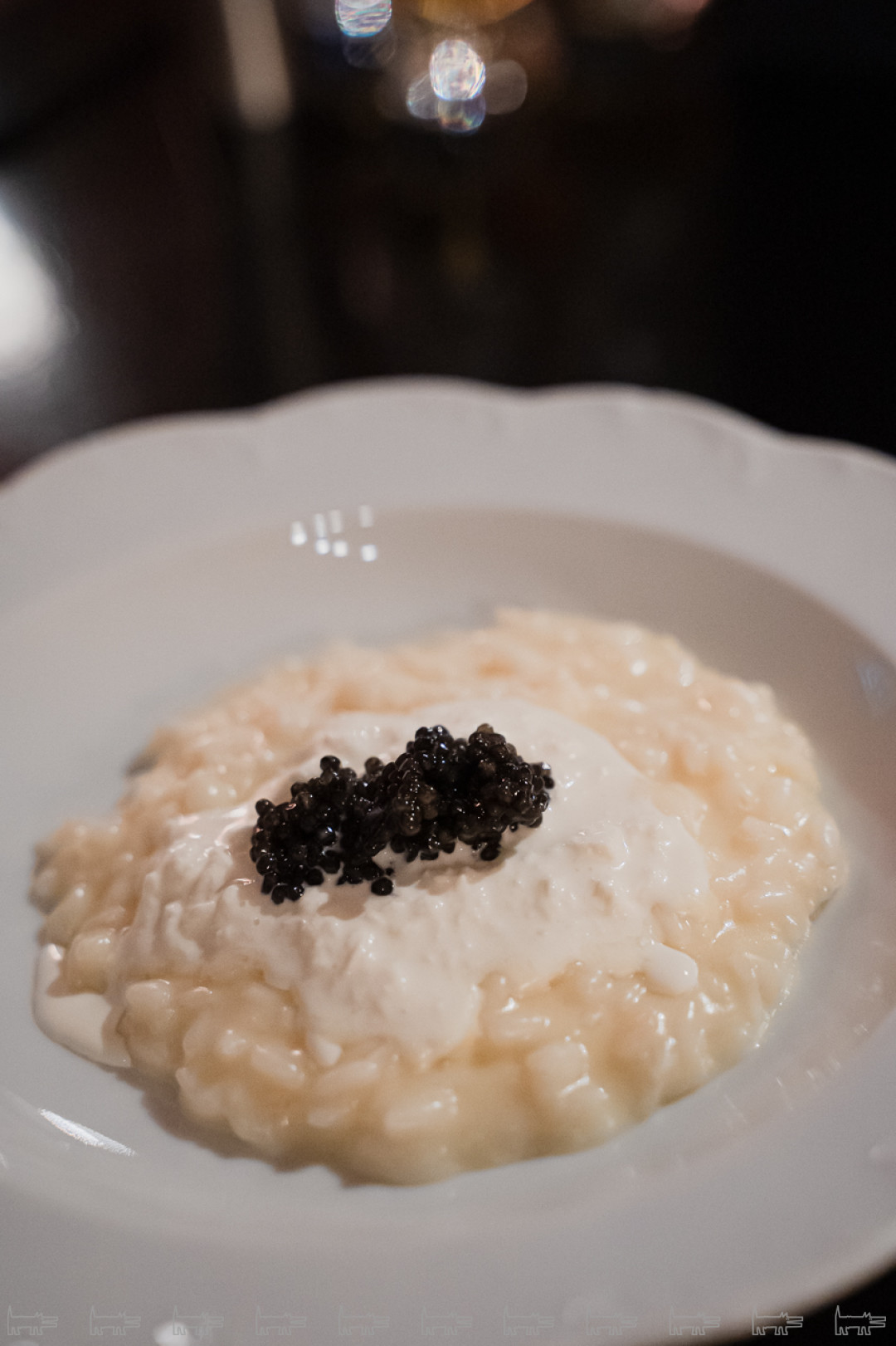 Ризотто со страчателлой и черной икрой Aram Mnatsakanov Selection